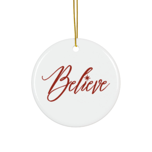 believe-red-letter-ceramic-christmas-ornament-personalized-rustic-holiday-decoration-double-sided-ornament-1pc-3pcs-5pcs-10pcs