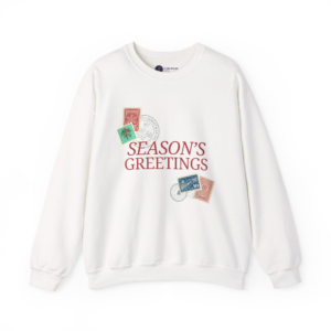 seasons-greetings-christmas-sweatshirt-vintage-christmas-stamps-holiday-apparel-classic-xmas-sweaters-festive-winter-gift-for-family