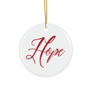 hope-red-letter-ceramic-christmas-ornament-rustic-holiday-decoration-double-sided-ornament-1pc-3pcs-5pcs-10pcs